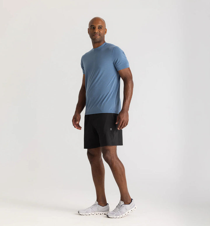 Free Fly Men's Elevate Lightweight Tee: Bluestone