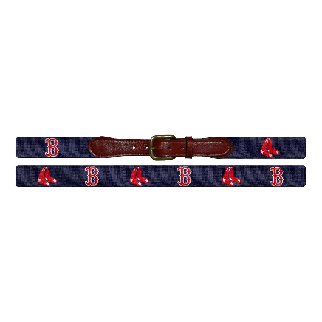 Smather and Branson Boston Red Sox Belt: Dark Navy