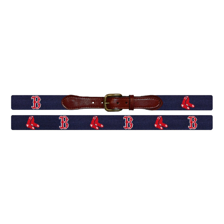 Smather and Branson Boston Red Sox Belt: Dark Navy