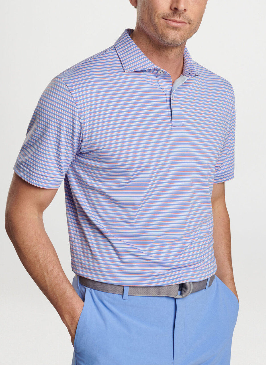 Peter Millar Crown Crafted Bowen Performance Jersey Polo: Elixir