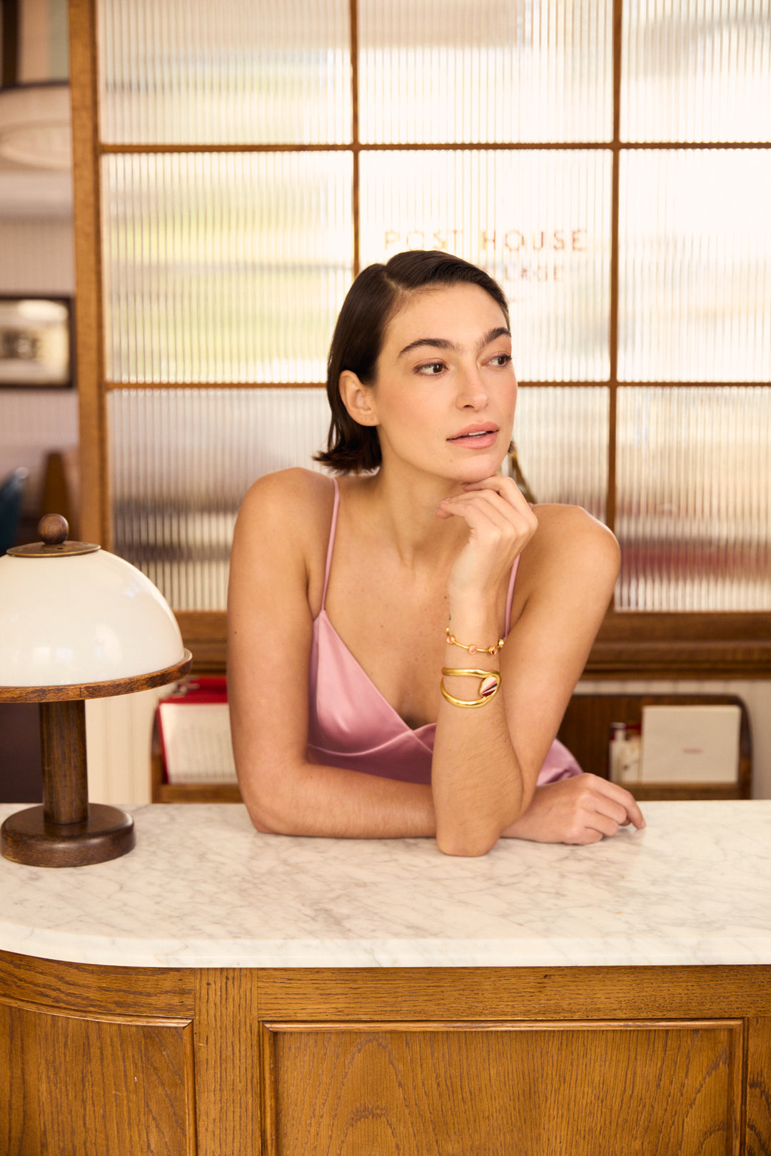 Brackish Multi Bezel Cuff: Brittany