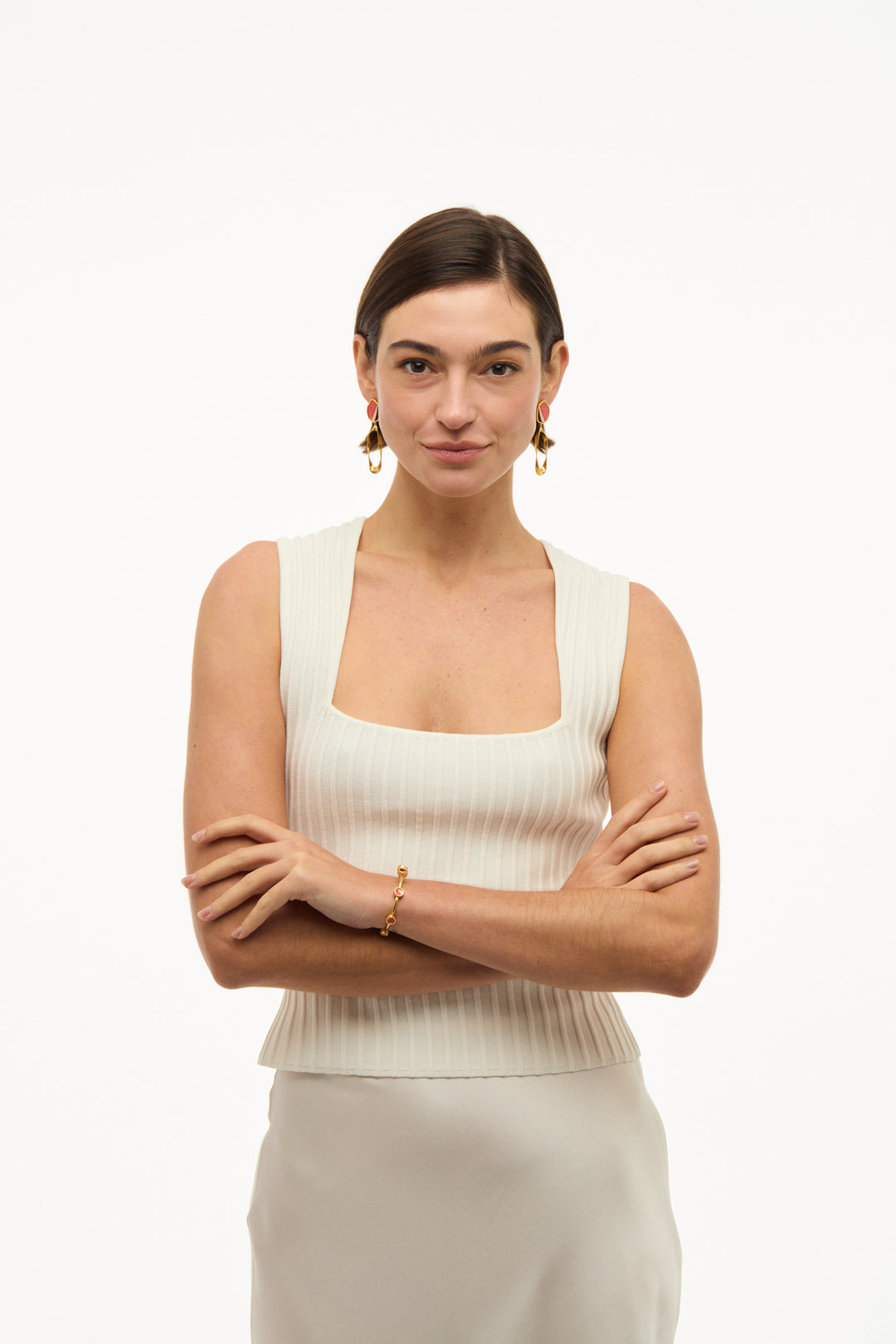 Brackish Multi Bezel Cuff: Brittany