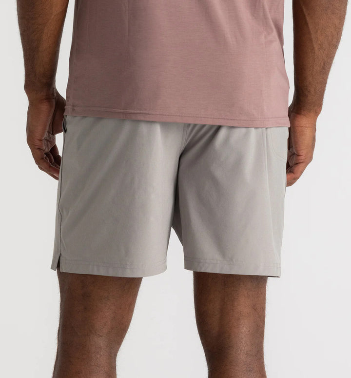 Free Fly Men's Bamboo-Lined Active Breeze Short – 7": Cement