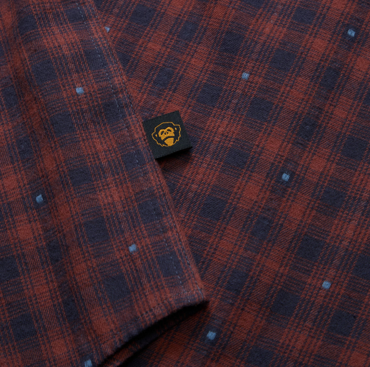 Howler Bros La Grange Lightweight Flannel - Franklin Plaid: Brick House