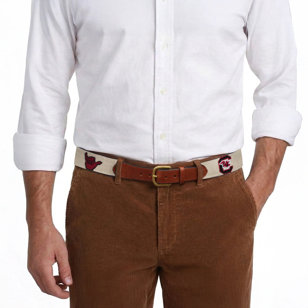Smathers and Branson University of South Carolina Life Belt: Light Khaki