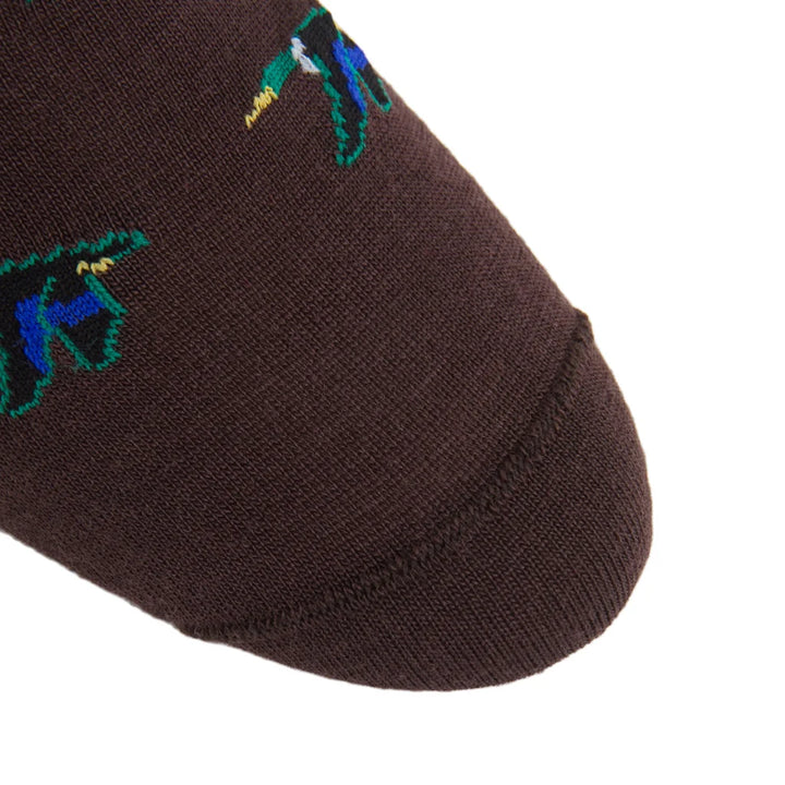 Dapper Classics Coffee Brown Mallard sock