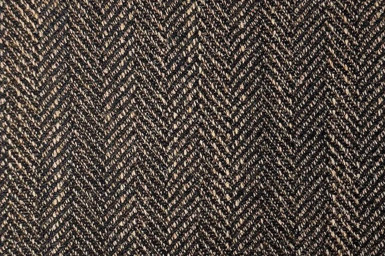 Maxdavoli by Maxman Lanificio F.lli Cerruti Soft Coat: Brown Herringbone
