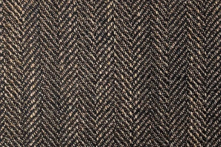Maxdavoli by Maxman Lanificio F.lli Cerruti Soft Coat: Brown Herringbone