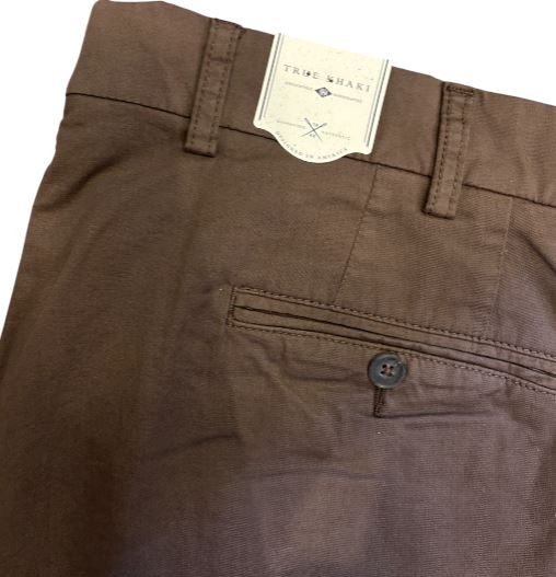 Ballin True Khaki Stretch Chino Pant: Brown Earth