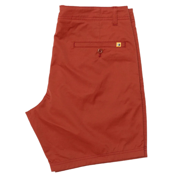 Duck head 8" Harbor Performance Short: Burnt Henna