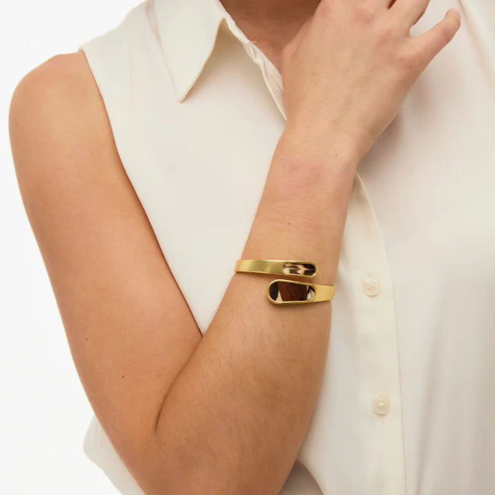 Brackish Ari Bezel Hinge Cuff