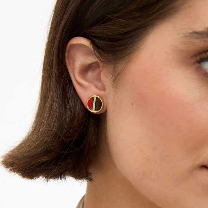 Brackish Hazel Stud Earring