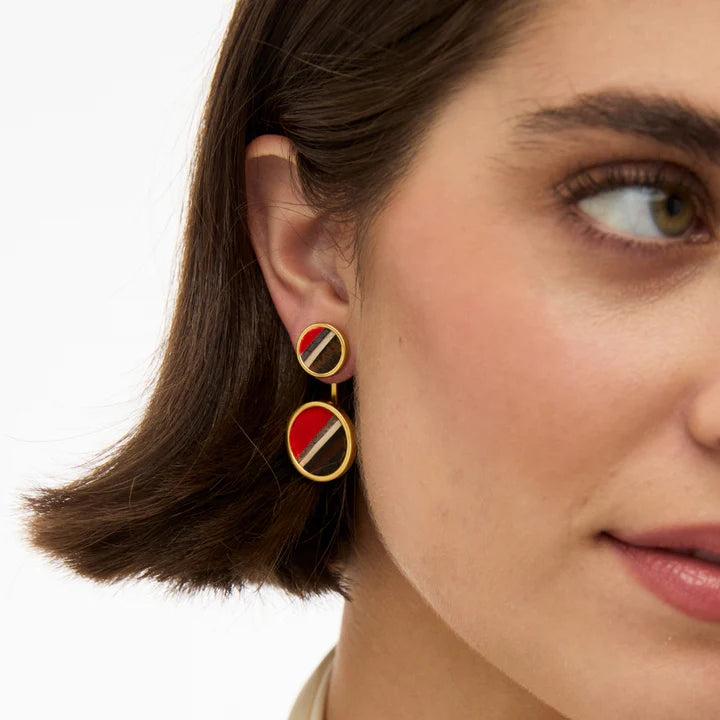 Brackish Hazel Stud Earring