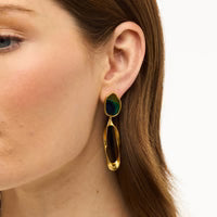 Brackish Organic Drop Earring: Kimberly