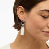Brackish Drop Earring: Lightbourne Cay/Silver