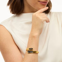 Brackish Victoria Bezel Hinge Cuff