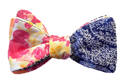 Craig Reagin Blue Paisley/Floral Bowtie