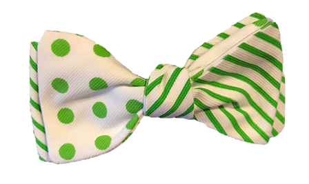 Craig Reagin Green Stripe/Green Dot Bowtie