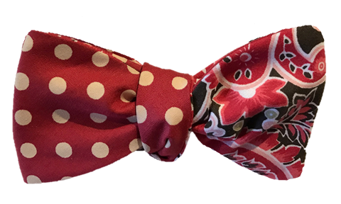 Craig Reagin Paisley/Red Dot Bowtie