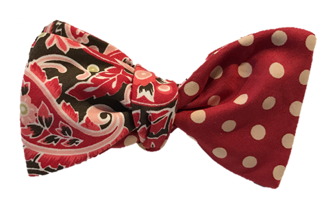 Craig Reagin Paisley/Red Dot Bowtie