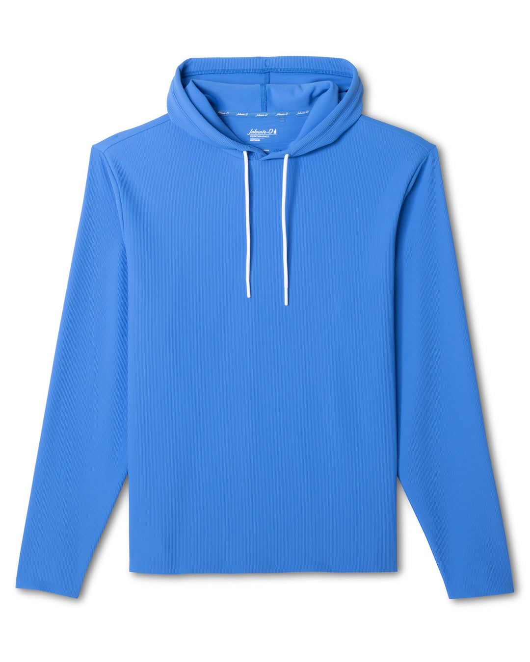 Johnnie-O Hoppin Ribbed Knit Performance Hoodie: Liberty