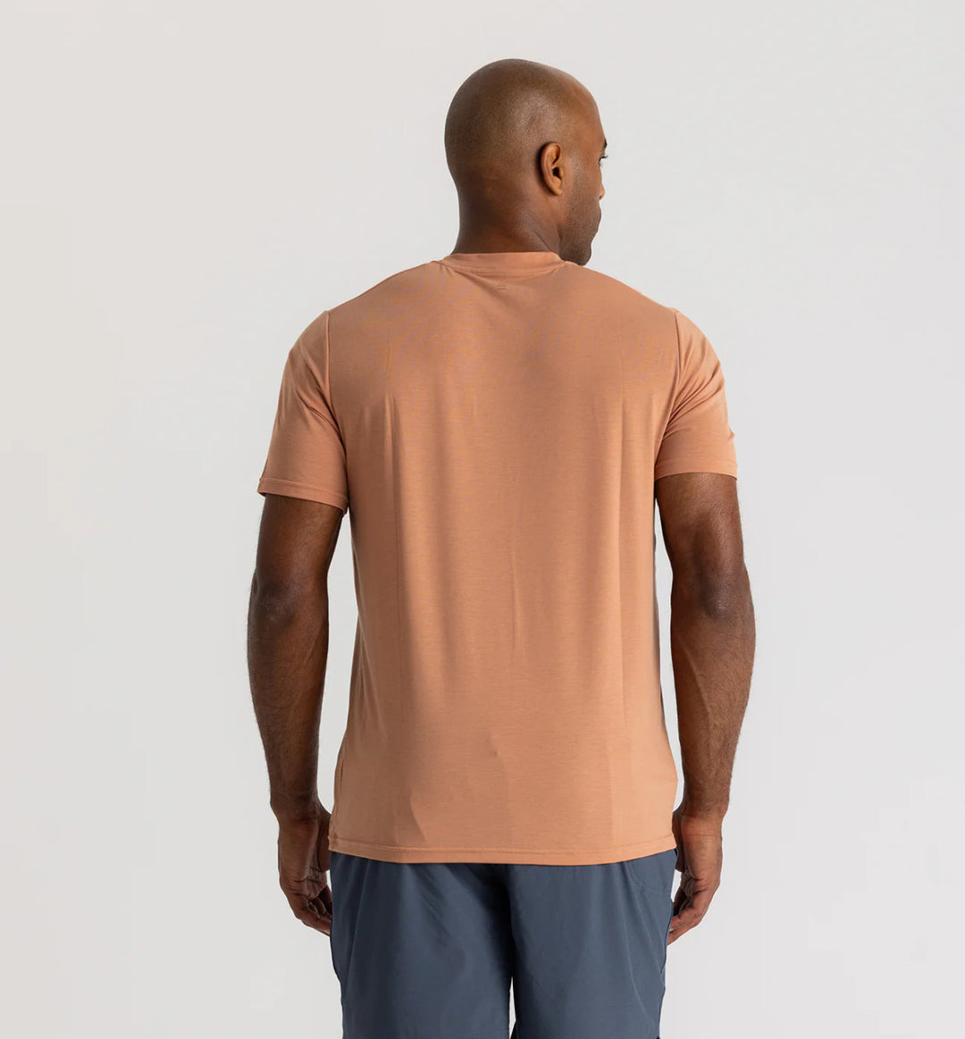 Free Fly Men's Elevate Lightweight Tee: Canyon Clay