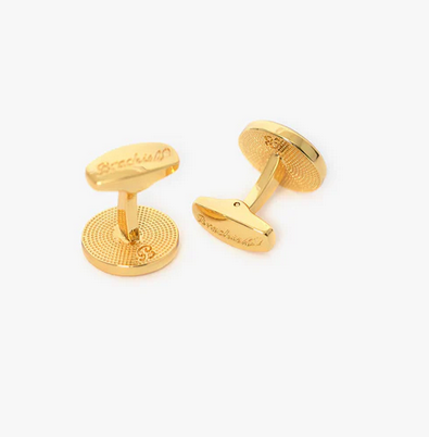 Brackish Capers Cufflinks: Gold