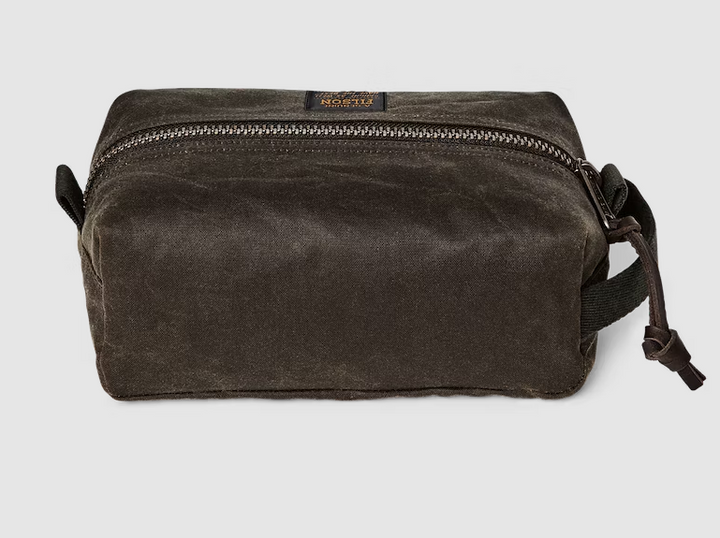 Filson Tin Cloth Travel Kit: Otter Green