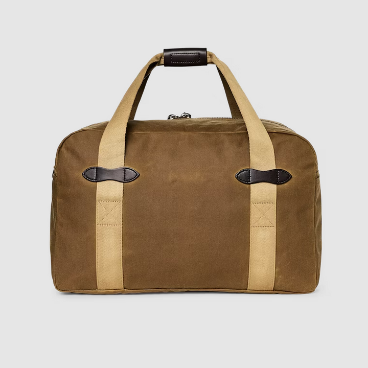 Filson Medium Tin Cloth Duffle Bag: Dark Tan