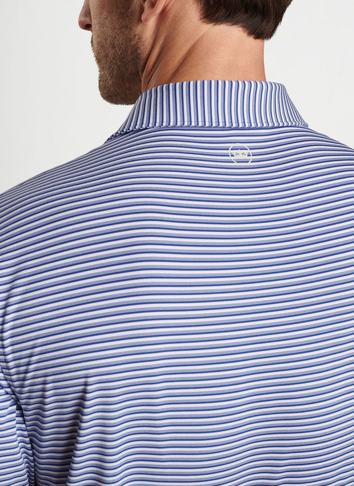 Peter Millar Cedar Performance Jersey Polo: Sport Navy