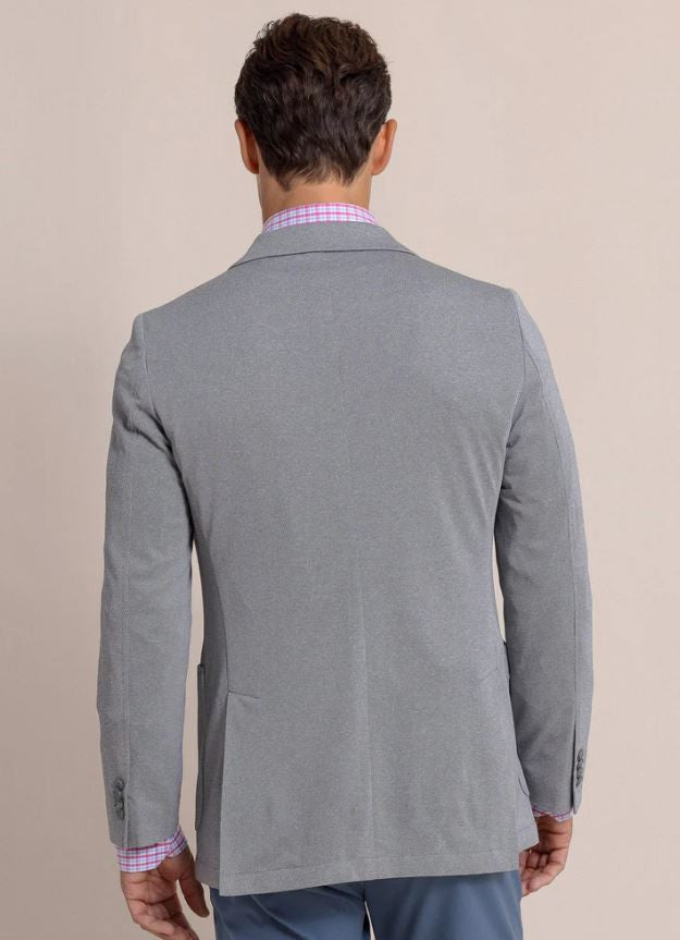 Southern Tide Charleston Blazer: Heather Steel Grey