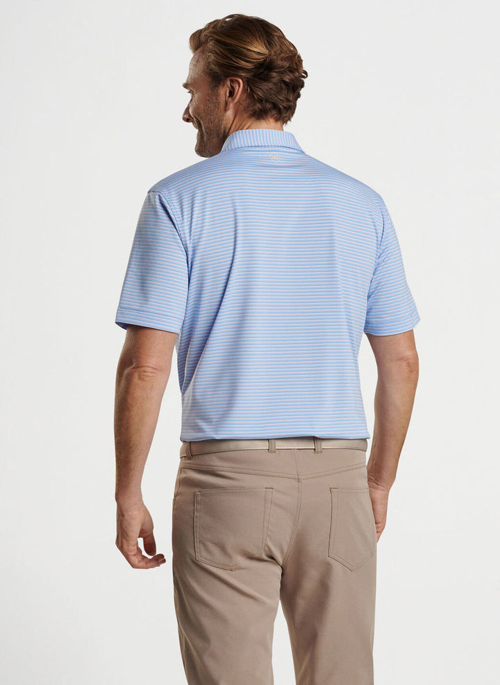 Peter Millar Chatham Performance Jersey Polo: Cottage Blue
