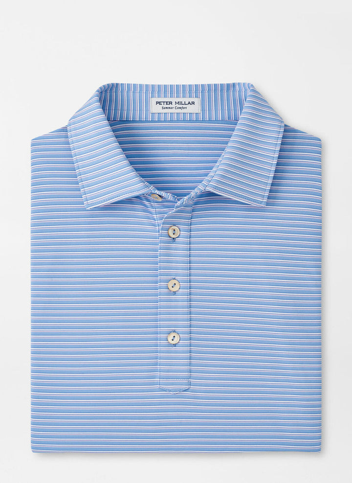 Peter Millar Chatham Performance Jersey Polo: Cottage Blue