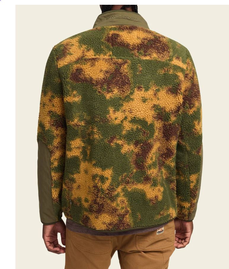 Howler Brothers Chisos Fleece Jacket: Inkblots - Camo