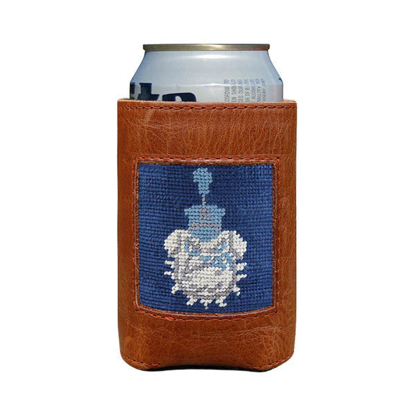 Smathers and Branson Citadel Needlepoint Can Cooler: Blue