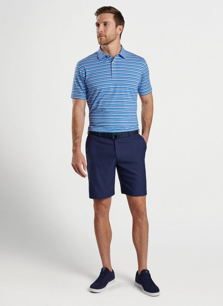 Peter Millar Clifton Performance Jersey Polo: Mako Blue