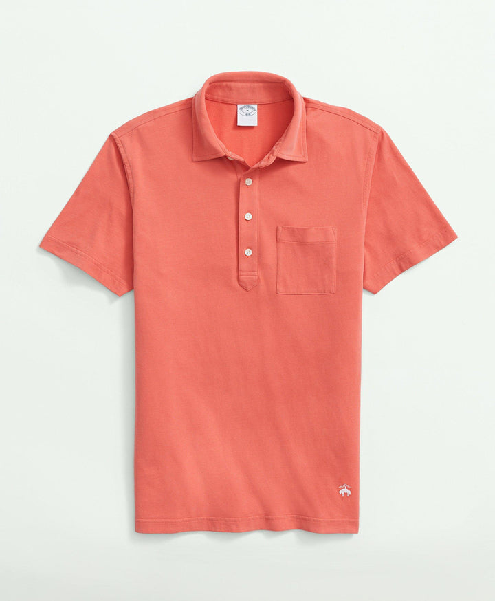 Brooks Brothers The Vintage Polo Shirt In Cotton: Coral