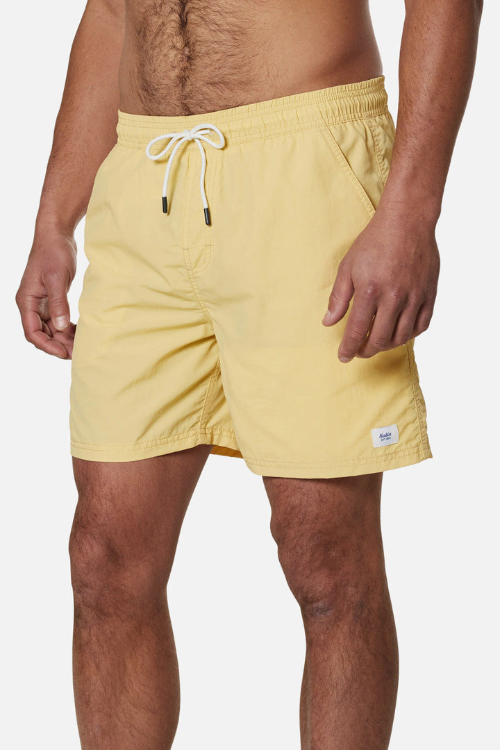 Katin Poolside Volley Trunk: Corn Silk