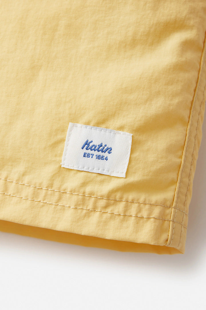 Katin Poolside Volley Trunk: Corn Silk