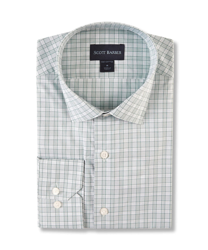 Scott Barber Organic Cotton Check: Sea