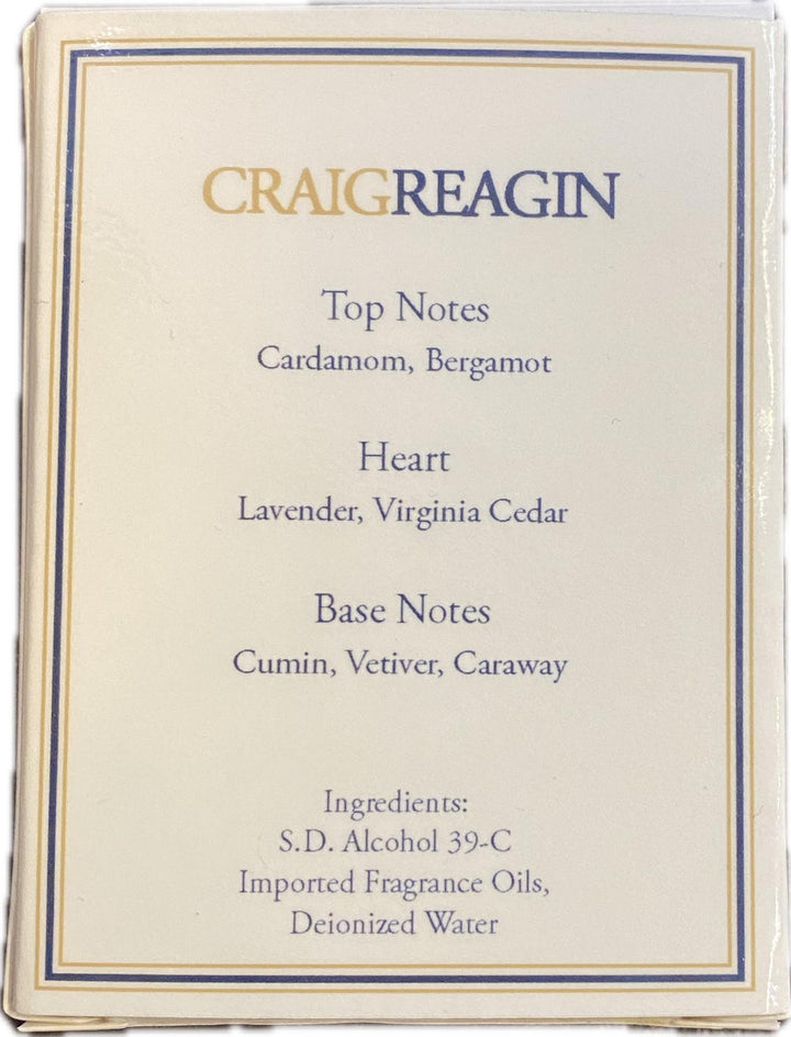 Craig Reagin Signature Cologne: