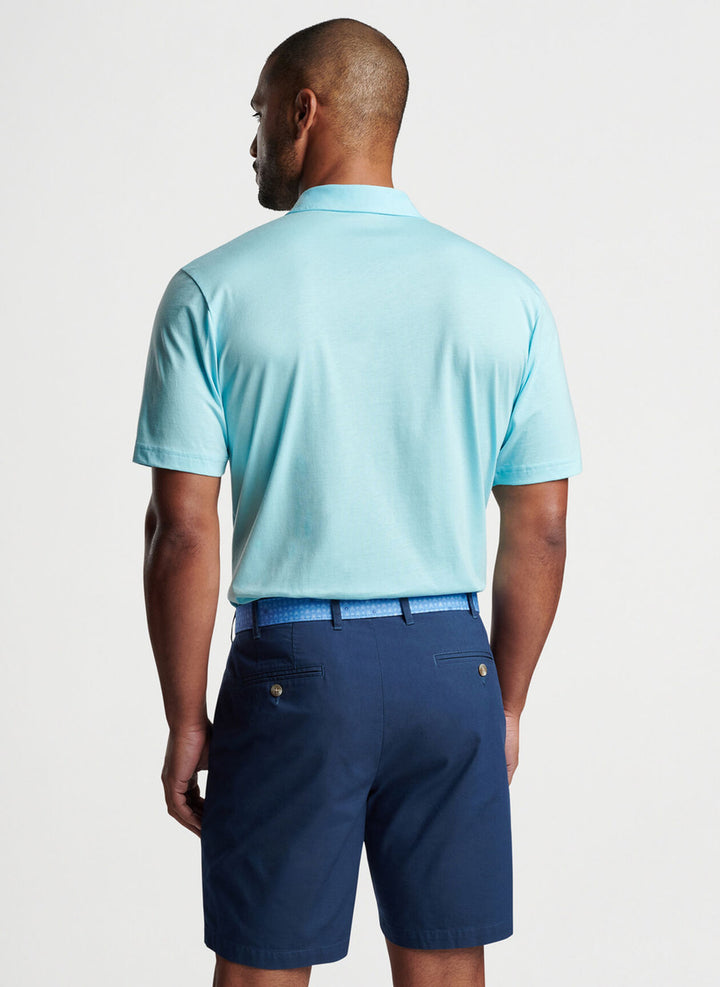 Peter Millar Crown Comfort Cotton Polo: Mint Blue