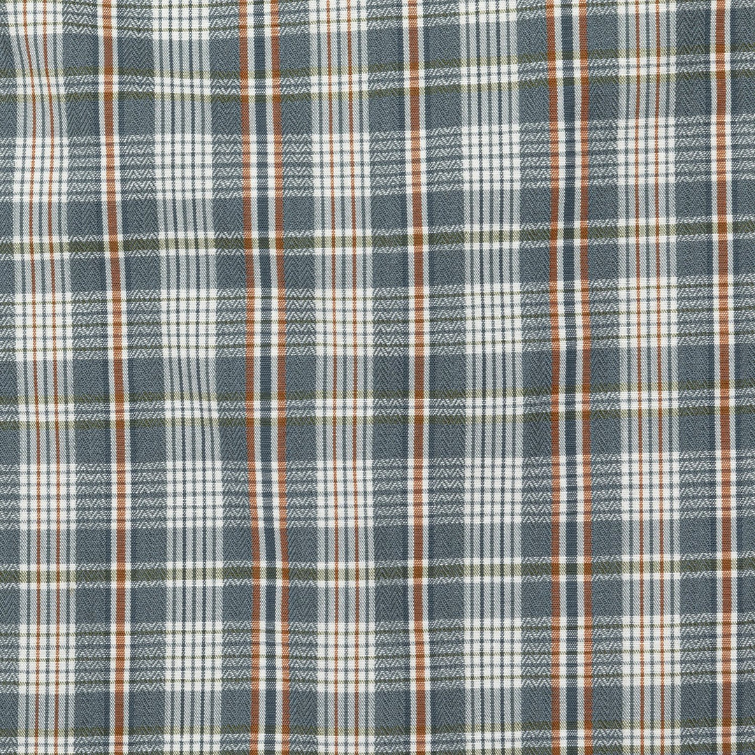 Duck Head Blanton Plaid Shirt - Stormy Blue