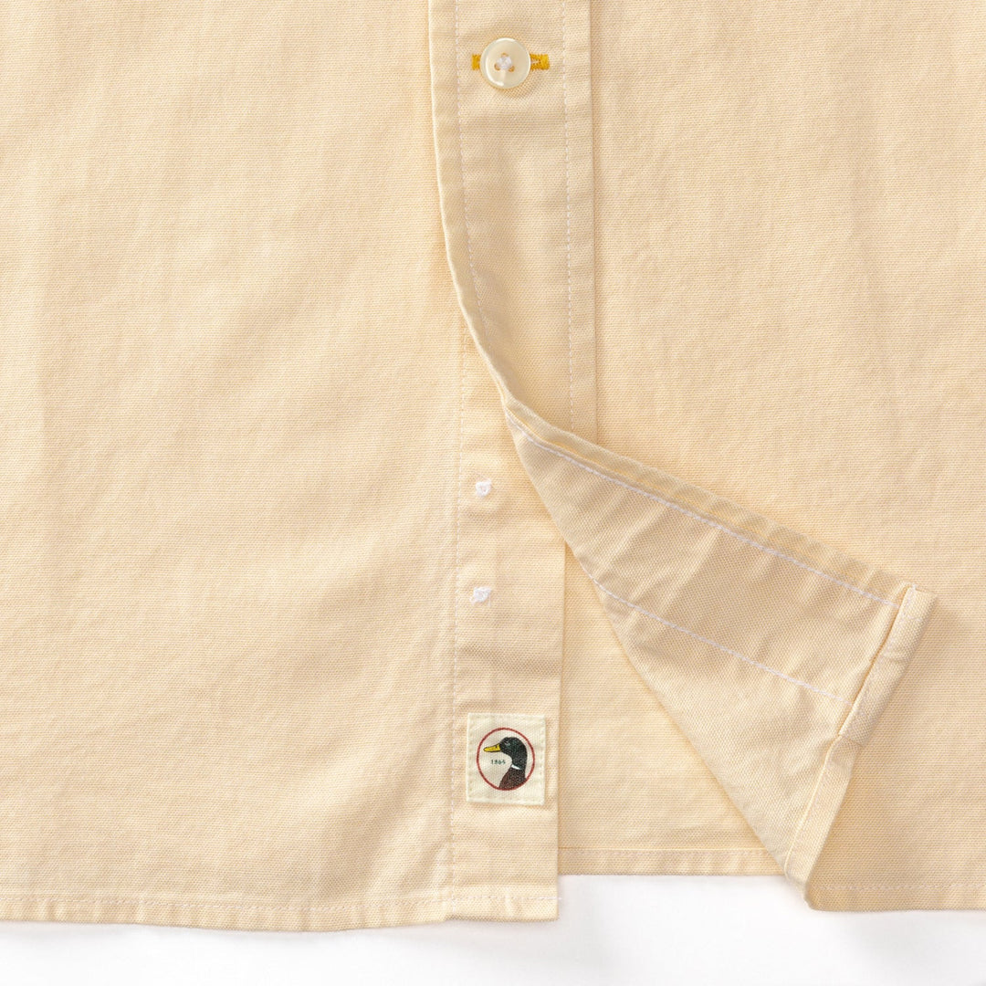 Duck Head Morris Cotton Oxford Sport Shirt: Golden Yellow