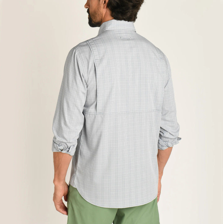 Duckhead Performance Poplin Guide Shirt - Canton Plaid: Tempest Blue