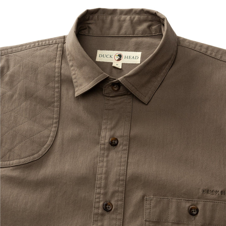 Duck Head Shooting Shirt Woodland Solid: Olive Drab