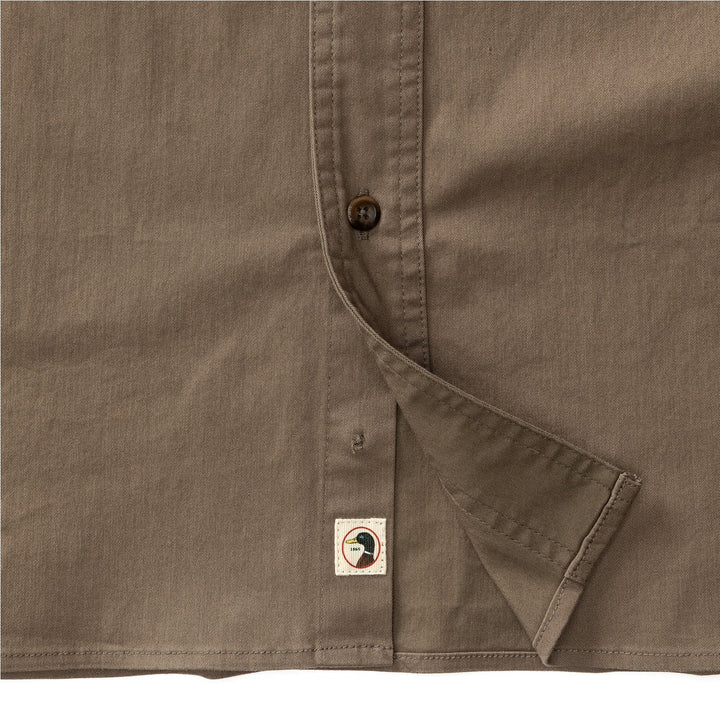 Duck Head Shooting Shirt Woodland Solid: Olive Drab