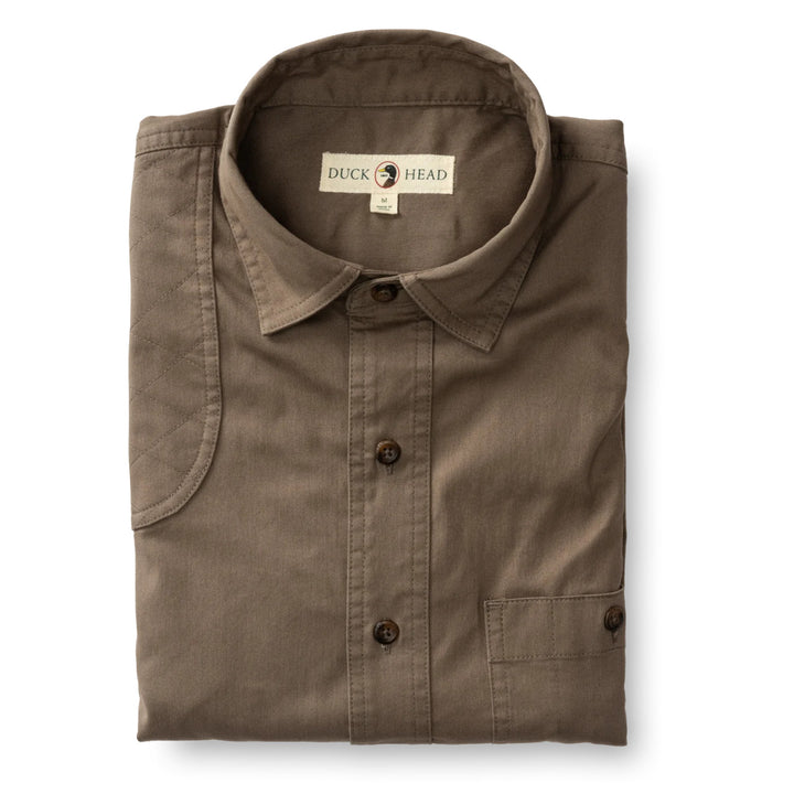 Duck Head Shooting Shirt Woodland Solid: Olive Drab