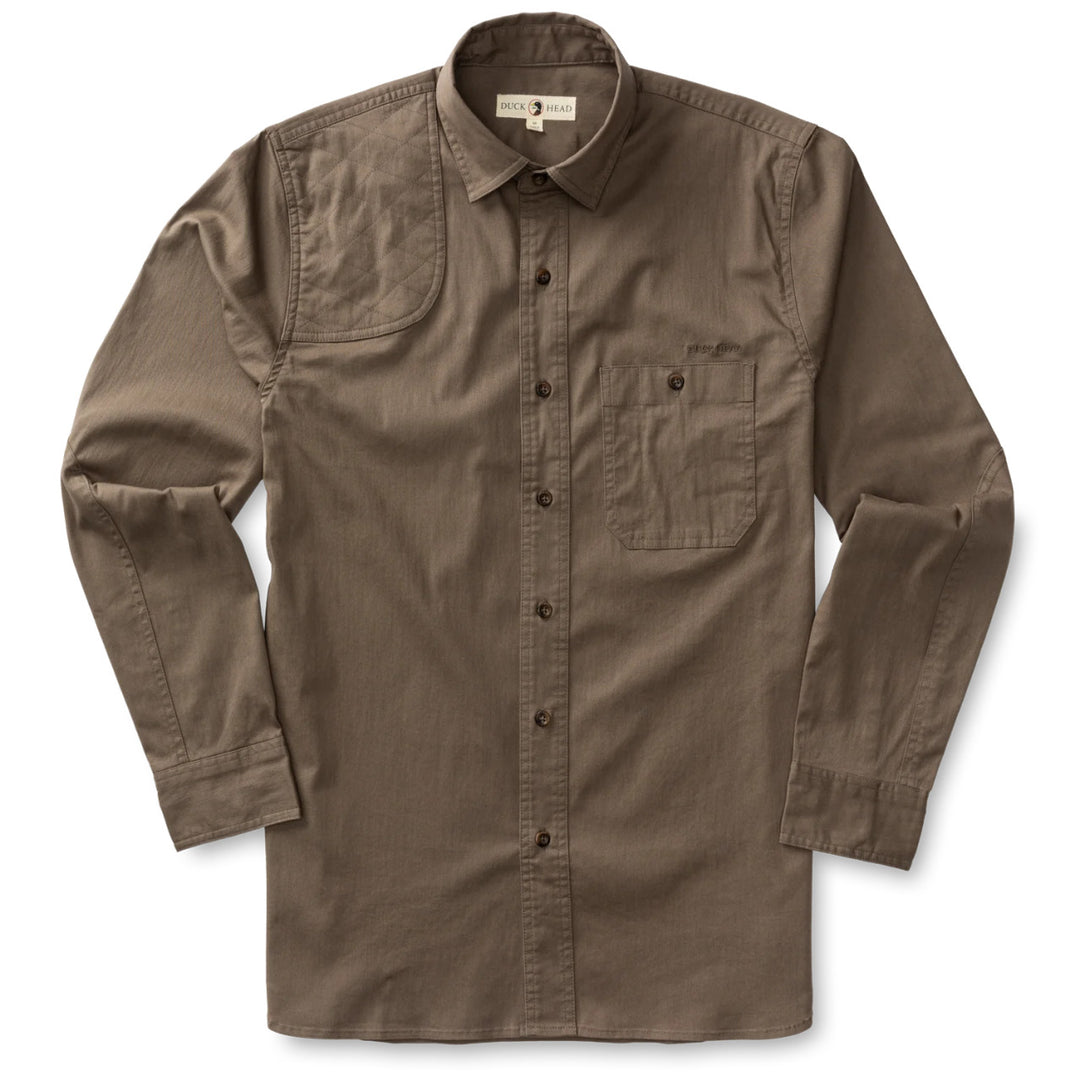 Duck Head Shooting Shirt Woodland Solid: Olive Drab