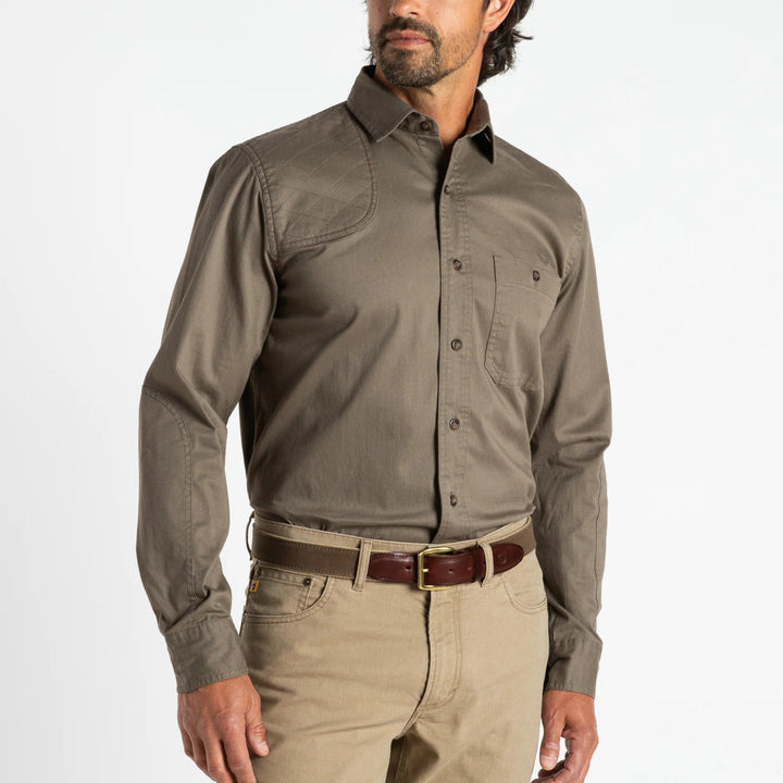 Duck Head Shooting Shirt Woodland Solid: Olive Drab